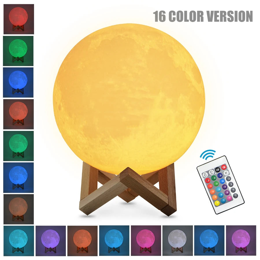 Moon & Star USB Night Light