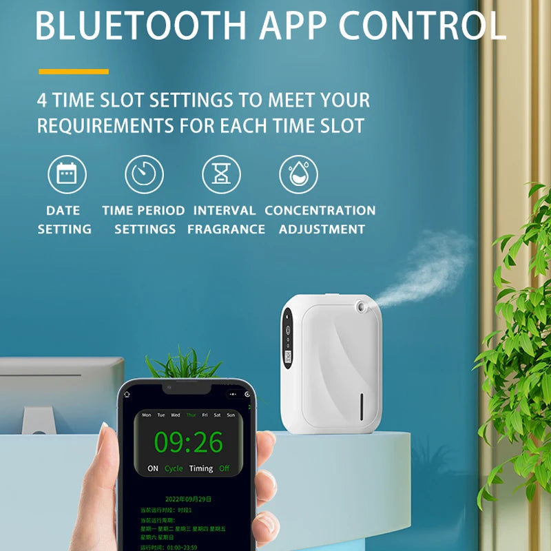 Bluetooth Wall Mounted Aroma Diffuser