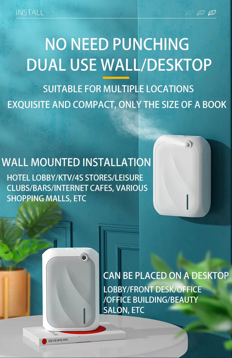 Bluetooth Wall Mounted Aroma Diffuser
