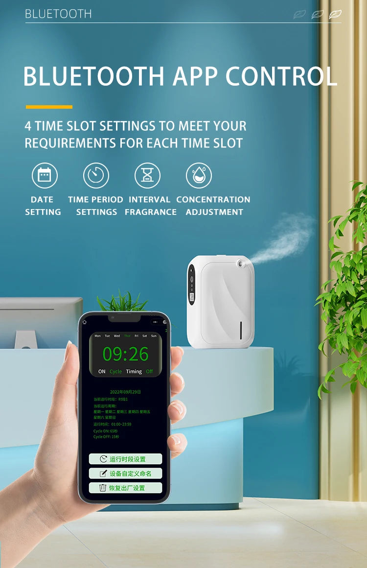 Bluetooth Wall Mounted Aroma Diffuser