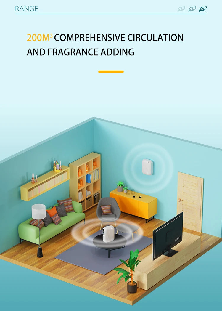 Bluetooth Wall Mounted Aroma Diffuser