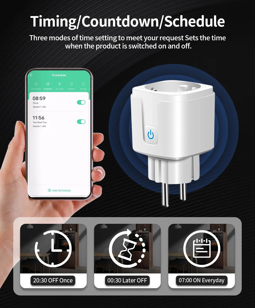 Smart WiFi Plug with Voice Control