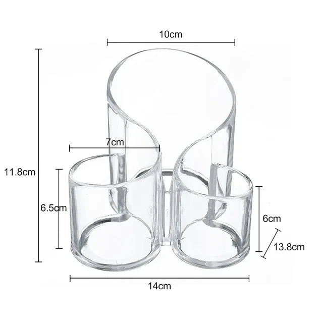 Acrylic Makeup & Brush Organizer