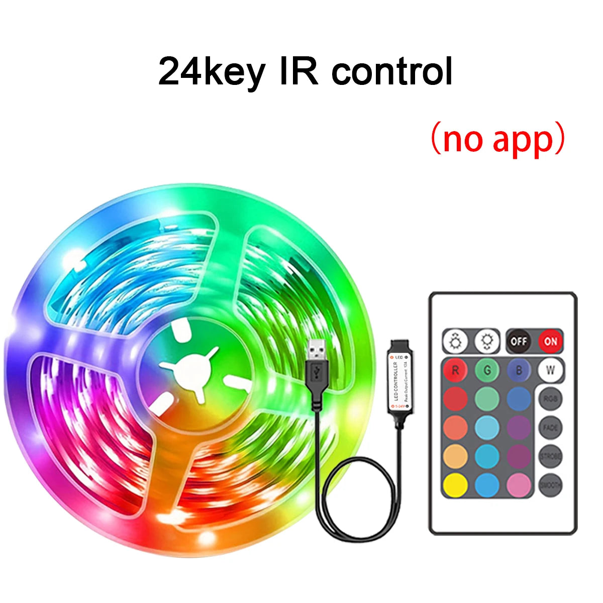 RGB LED Strip Lights with App Control 5m 10m 20m 30m