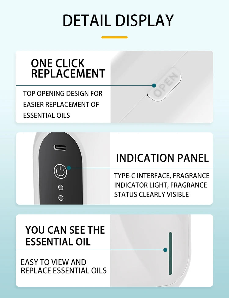 Bluetooth Wall Mounted Aroma Diffuser