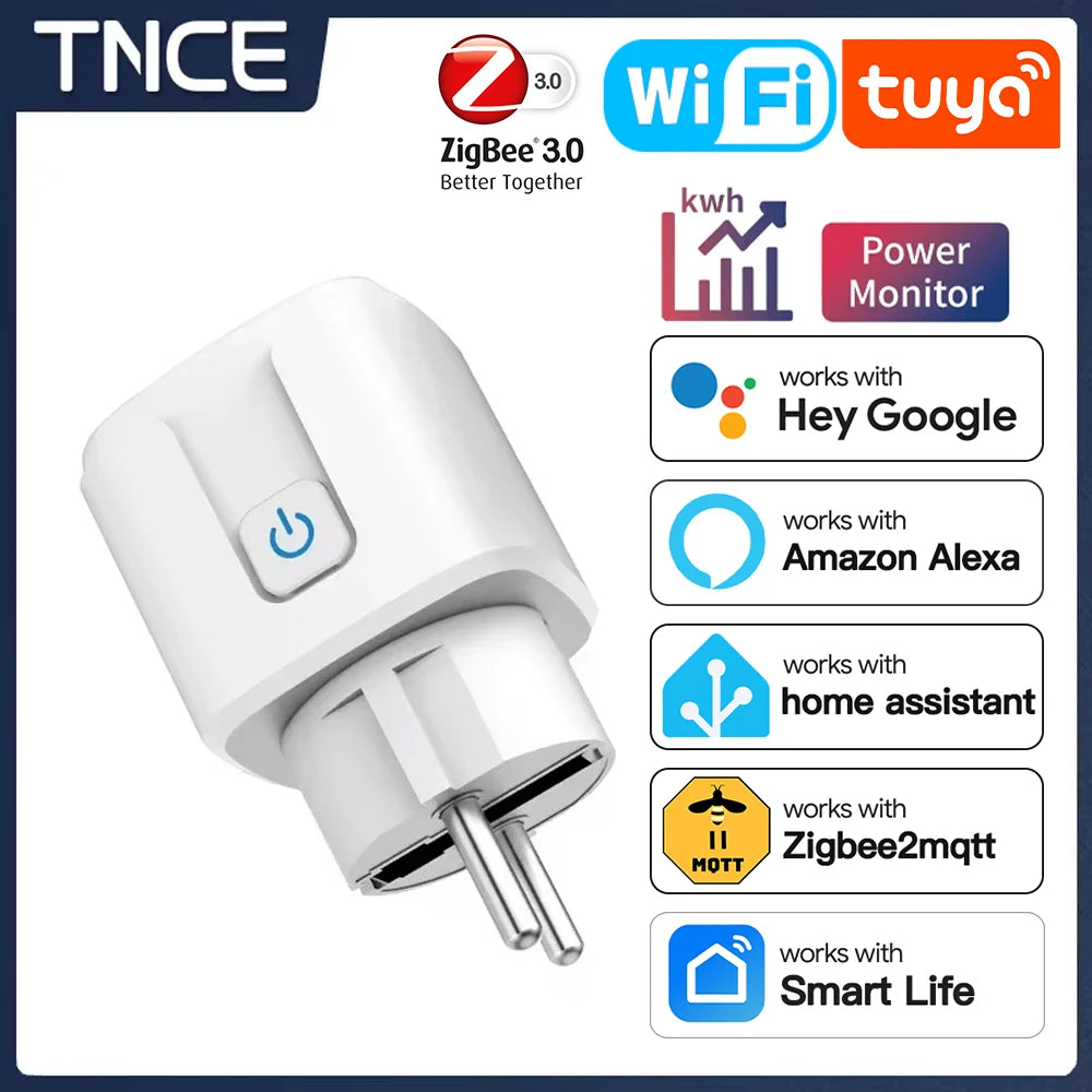 Smart WiFi Plug with Voice Control
